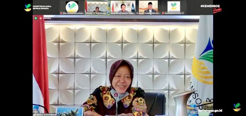 Indonesian Minister of Social Affairs Tri Rismaharini